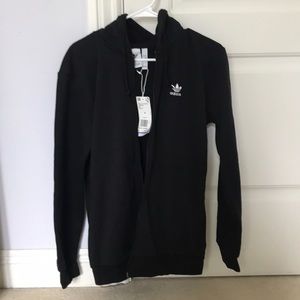 Black Adidas Zip-Up Hoody